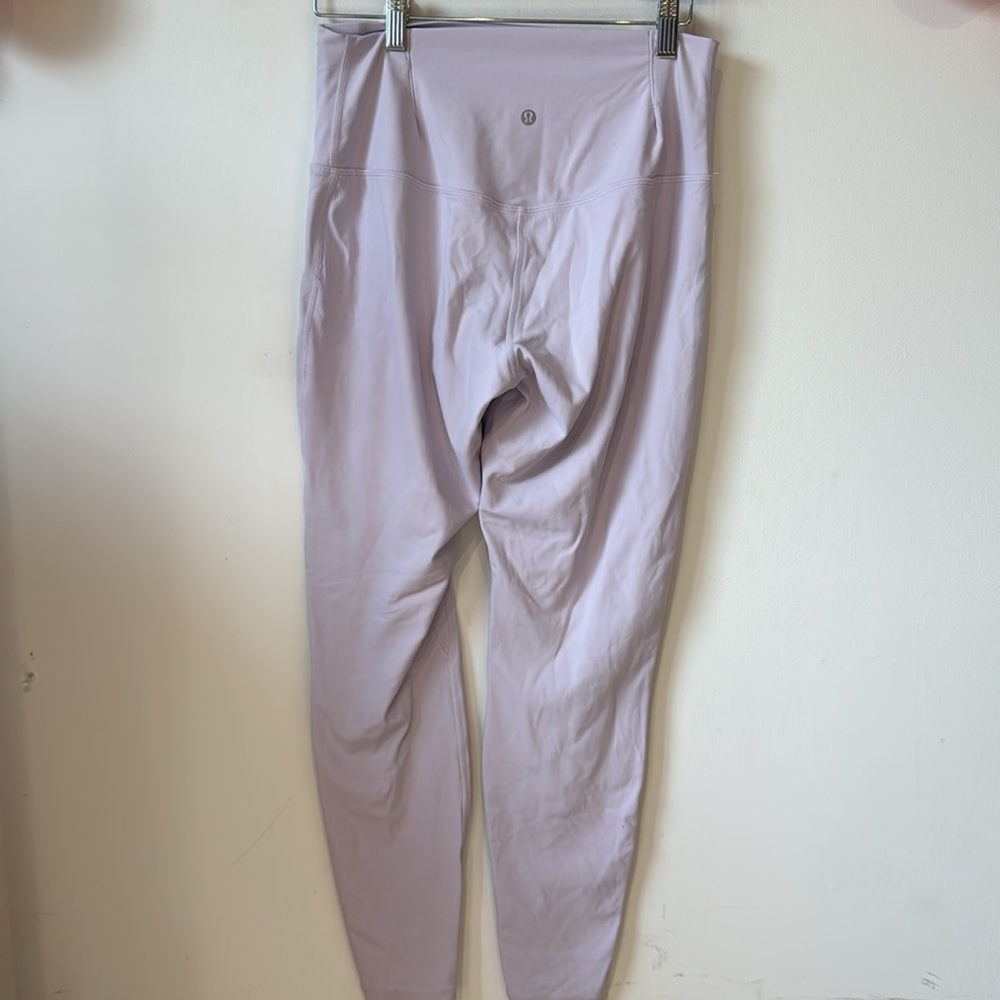 Lululemon leggings light lavender color size 12 - Picture 5 of 10